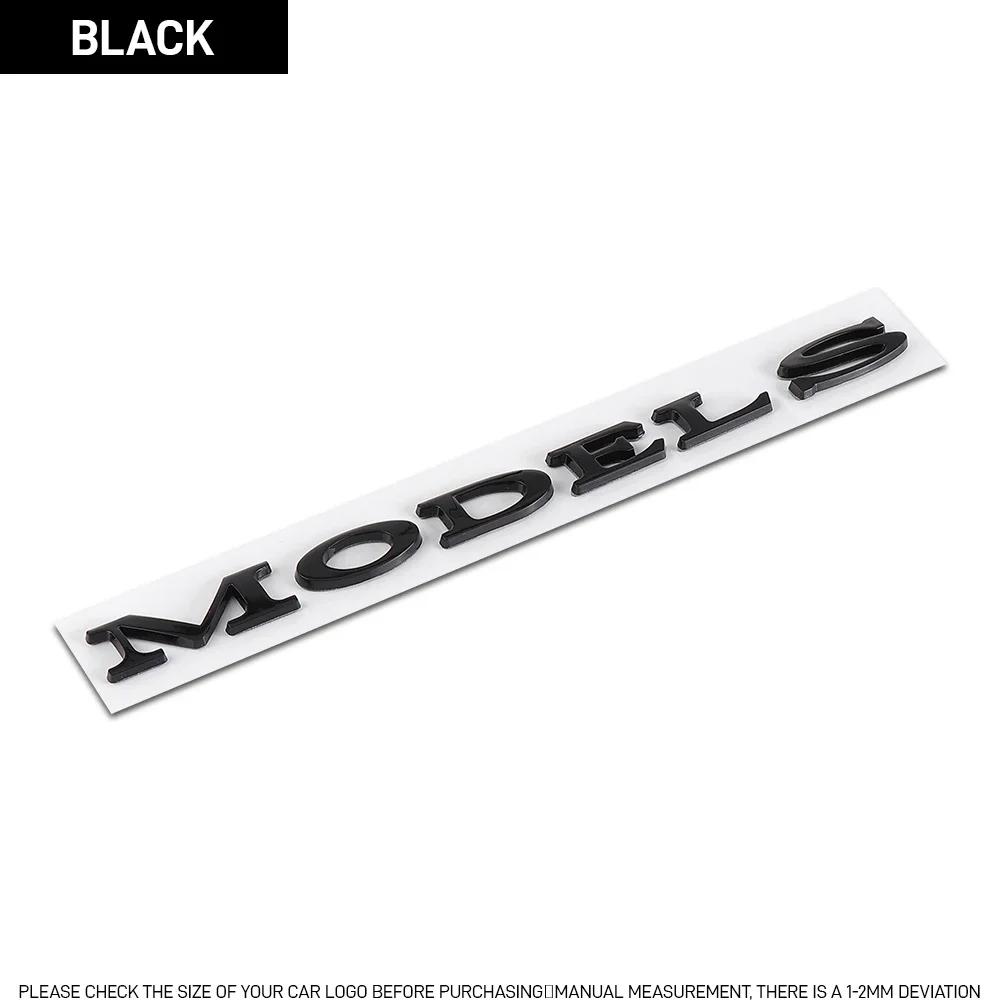 Autoaufkleber Tesla Auto Außen Dekor ABS Auto Heckklappe Kofferraum Motorhaube Aufkleber Emblem Abzeichen Aufkleber Für Tesla Model Y Model S
