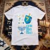 Love Cute Hanukkah Dreidel Unisexorah Chanukah Jewish Holiday TShirt Women Unisex Cotton Graphic T Shirts Festival Shortsleev