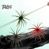 Zwevende Zee-egel Aas voor Meren Zee Zachte Kunstaasjes, Zeer Elastisch TPE Bionisch Visserij Aas, Flexibel TPR Panfish Realistische Tentakels Lures Forel Bluegill