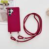 Strap Case For Samsung Galaxy A17 A36 A16 A56 A35 A15 A55 S24 Ultra S25 S24 FE Shoulder Crossbody Lanyard Neck Silicone Cover