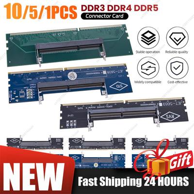 1/2/5/8/10PCS DDR3 DDR4 Connector Card Memory Stick Laptop To Desktop Memory Adapter Card SO-DIMM To PC DIMM Card Connector Card