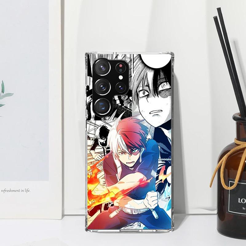 My Hero Deku Phone Case For Samsung Galaxy S26 S25 Edge S24 FE S23 S22 Ultra S21 Plus S20 + Art Fundas Back Cover Galaxy S25 Edg