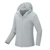 Women's Loose Casual Fashionable Outdoor Solid Color Windproof Waterproof Jacket Jacket