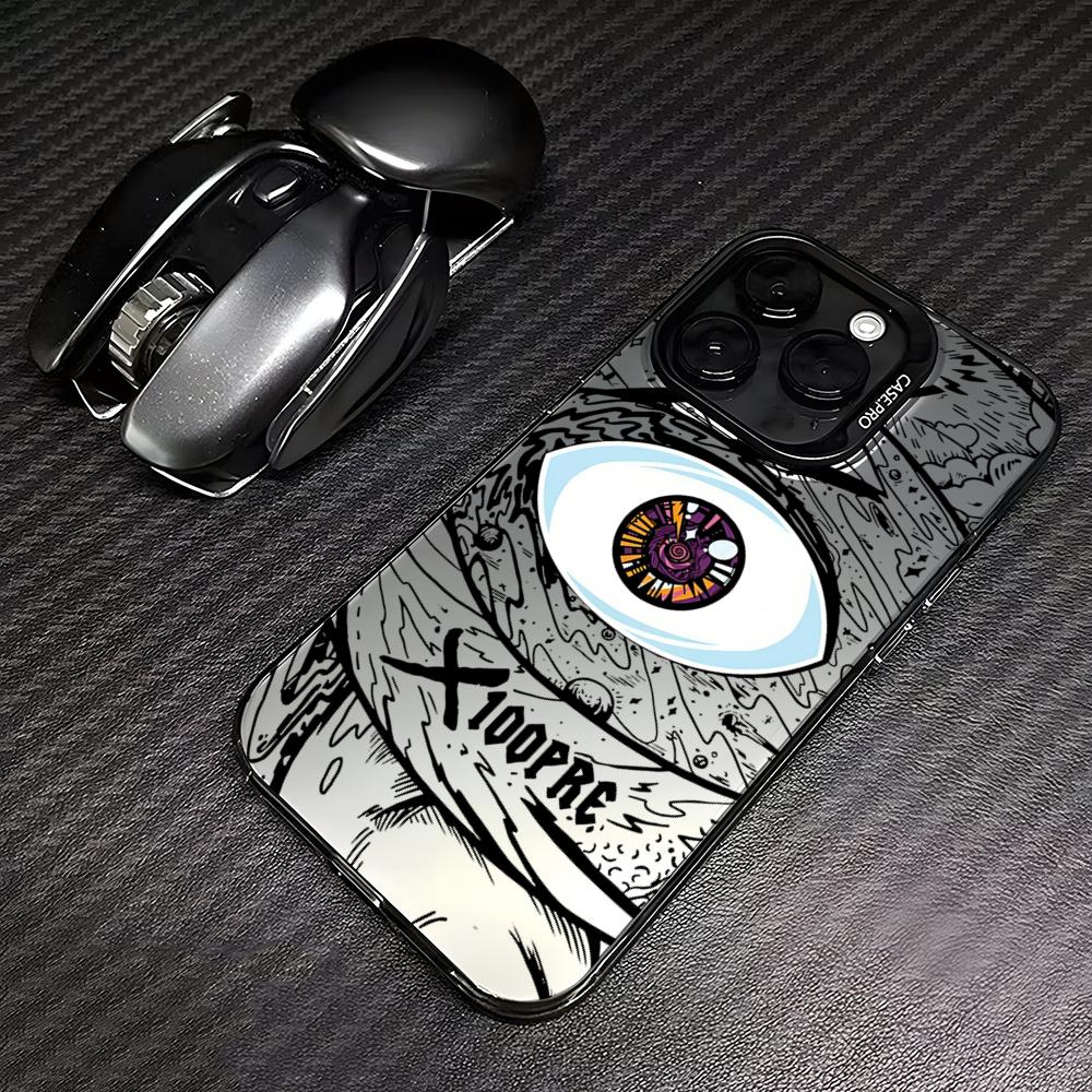 

Bad Bunny X100pre Phone Case for For iPhone 13 Pro Max 15 Pro 14 Plus 12 X XS Max XR 11 Pro Fashion Colorful Silver Cover iphone13