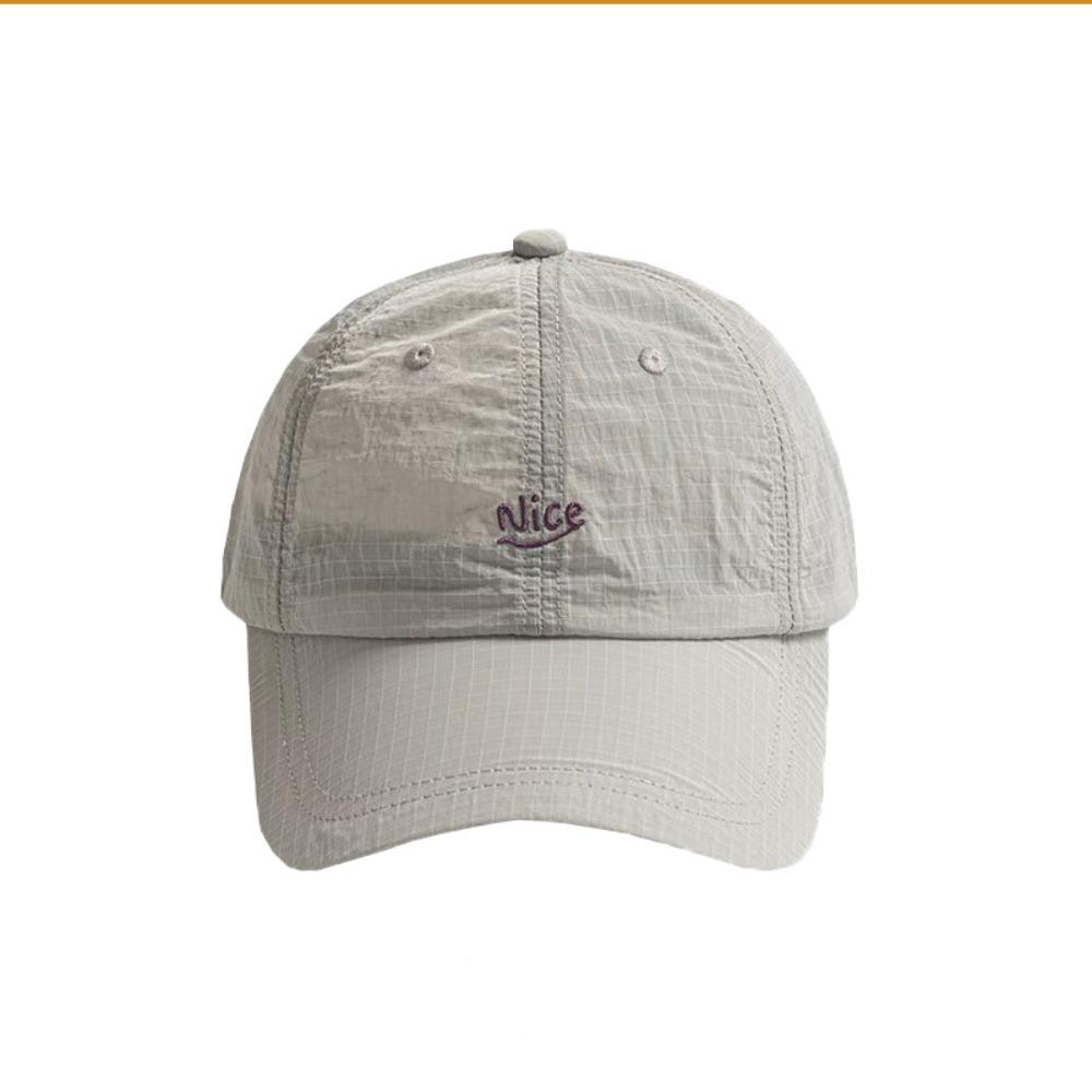 

Breathable Hiking Hats Adjustable Sun Cap Versatile Quick-drying Baseball Caps Unisex светло-серый