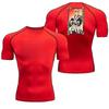 Fitness Sportswear Teenagers Tshirt Bleach Graphic Tops Tight Training Clothes Boys Compression Gym Running Basketball Clothes