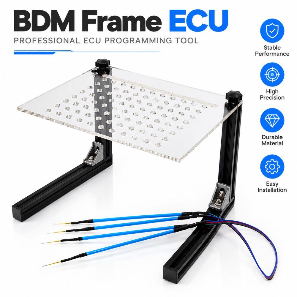 Acrylic Plate BDM Frame Aluminum Frame BDM Probe Pen ECU Test Bench for Auto ECU Programming