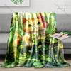 Multiple sizes Cute cartoon cat forest scene Blanket Suitable for Home Bedroom Sofa Travel Camping Blanket Various Sizes Gifts