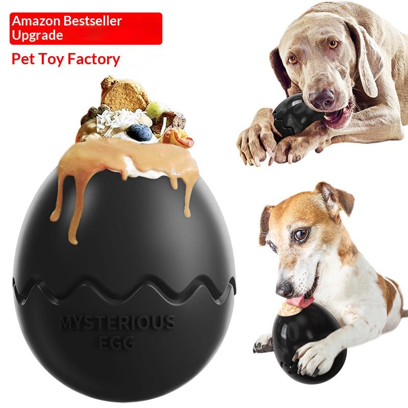 New Arrival Factory TPR Treat-Dispensing Puzzle Toys Interactive Chase Toys Slow Feeder Dog Treat Dispenser Toy