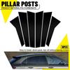 For Porsche Macan 2014- Gloss Black Pillar Post Trim Decal Window Cover Kits