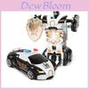Plastic Inertia Car Toy With Onebutton Transformation For Boys And Kids