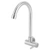 G1/2 Sink Faucet Wall-in 360 Degree Rotating Water Tap Single Handle for Kitchen Bar Bathroom