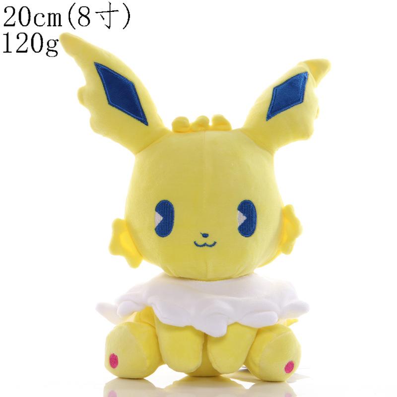 Eevee Family Peluche Plush Toy Pikachu Flareon Vaporeon Espeon Umbreon Leafeon Sylveon Stuffed Doll Hobbies Xmas Gift