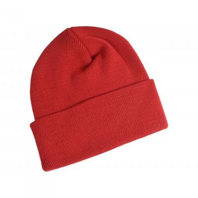 Childrens/Kids Knitted Turned Up Cuff Beanie