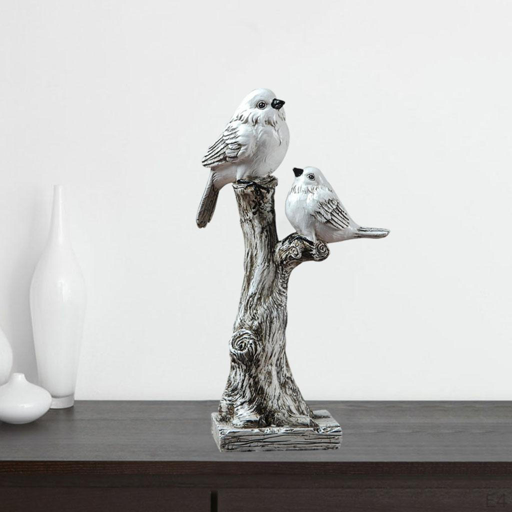 Ornements de jardin, Statue de branches assises Décoration intérieure et extérieure Sculpture de collection