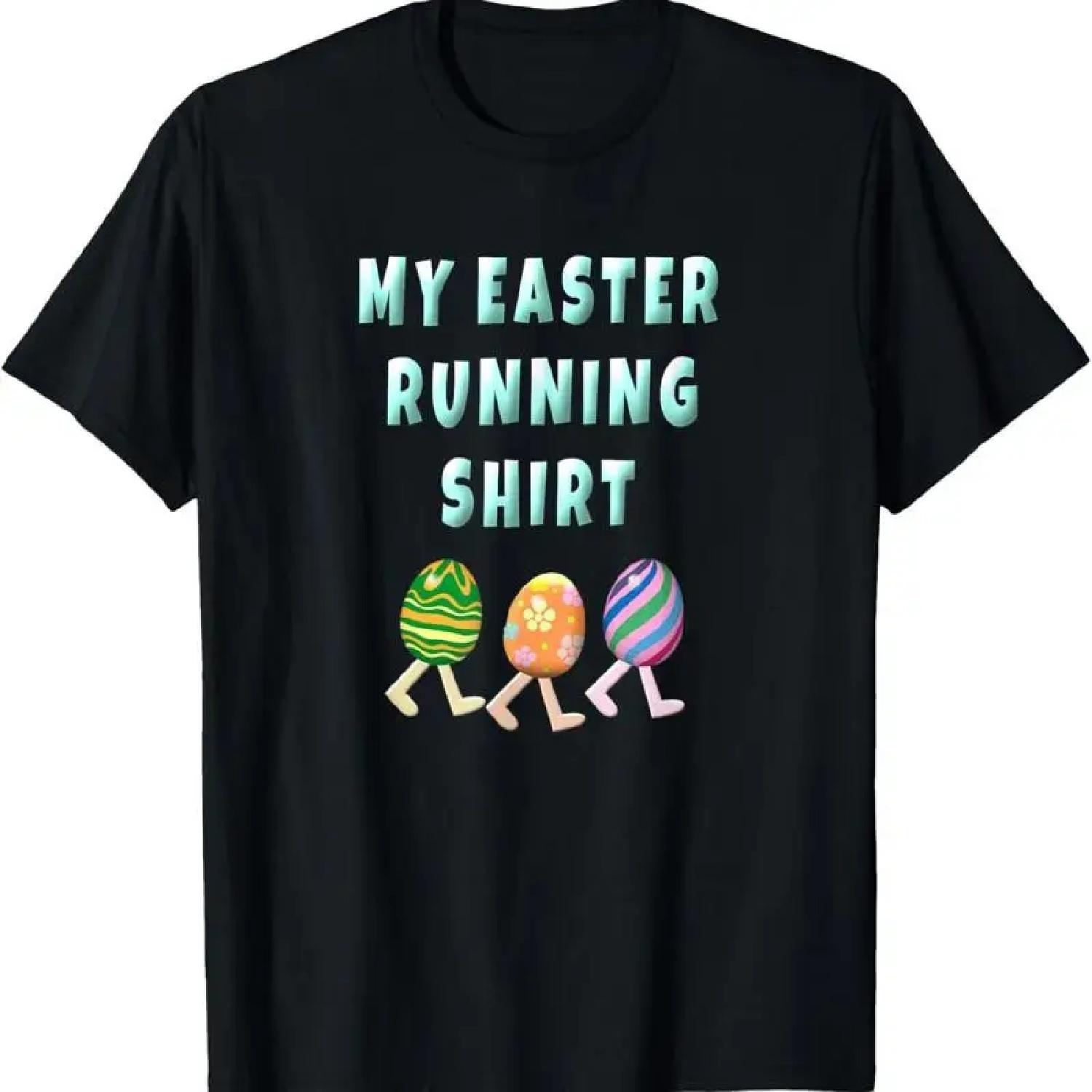 

Funny Easter 5K Running Team T Shirt Cute Egg Runner XXXXXL