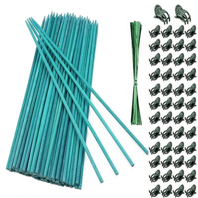 80Pcs/set Plant Support Pile Stand For Flowers Greenhouse Arrangement Rod Holder Garden Bonsai Tool Plant Support Stick