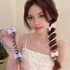 4Pcs Women Hair Ropes Non-Damaging Spiral Hairbands Reusable Non-Slip Ponytail Holders Hair Accessories