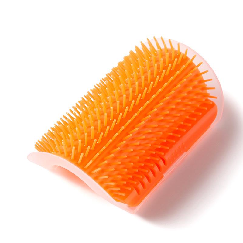 Wall-Mounted Self-Combing and Massaging Pet Brush for Cats and Dogs