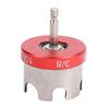   Nut Driver Attachment for 1Celsius4, 3Celsius8, 1Celsius2 Inch Threaded Rods. High Speed with Fast Nut Removal Tool, Aluminum Alloy, Steel Construct