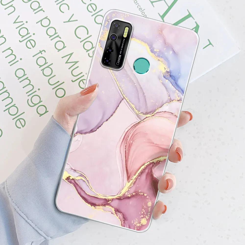 For Tecno Spark 5 Pro Case Cover For Tecno Camon 15 Air /Camon15 Funda Clear Soft Silicone TPU Phone Case or Tecno Spark 5 Coque
