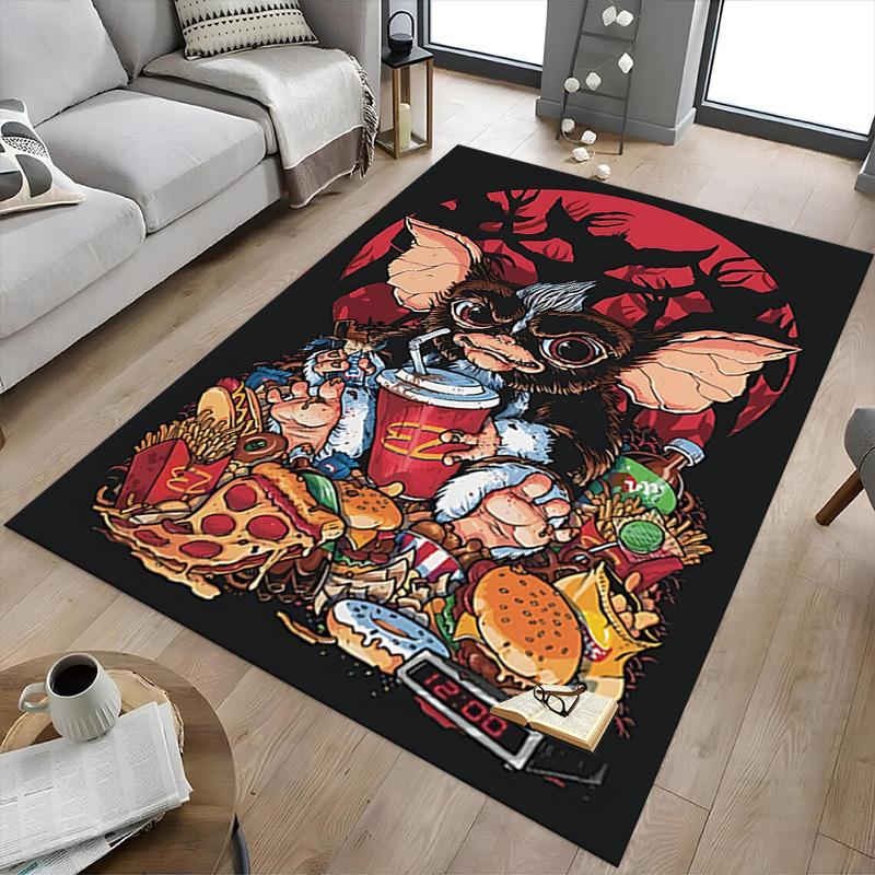1pc gremlins fast food Carpet, Office Rug Outdoor Mat Home Decor Area Carpet Festival