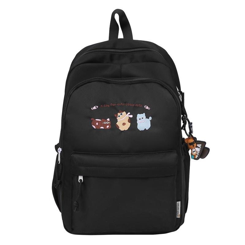 School Bag New High-Value Japanese Ins Fresh Sweet Cute Cartoon Backpack for Middle and High School Students Simple and Lightweight Backpack
