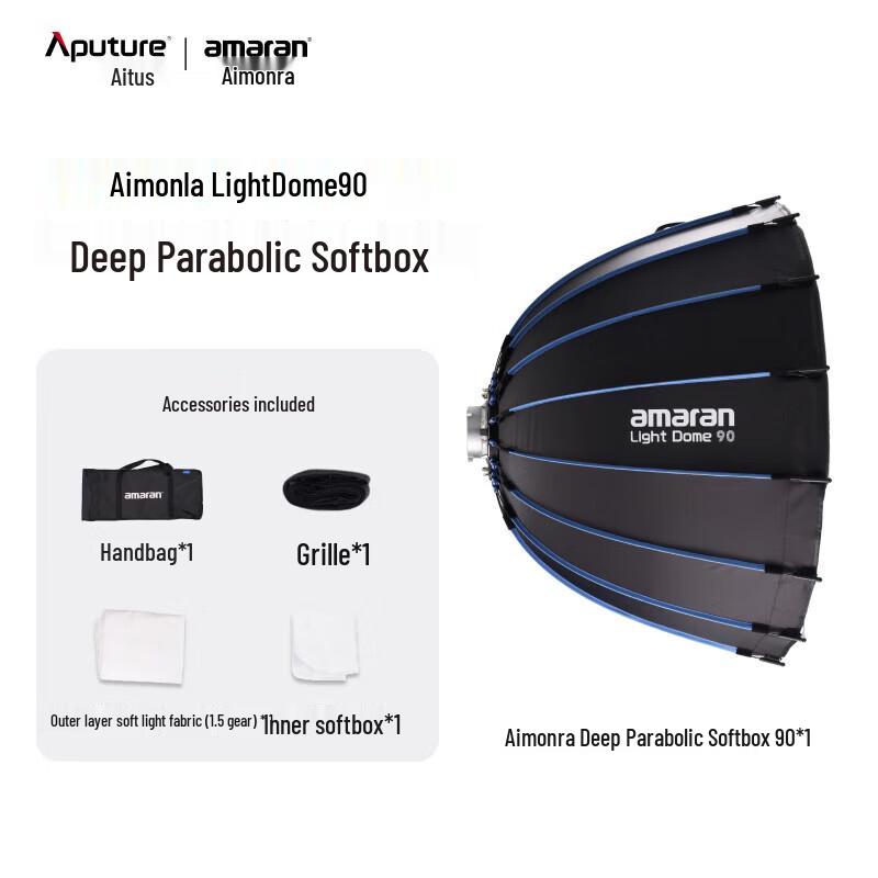 Aputure Light Dome 90 Быстросборный Глубокий Софтбокс