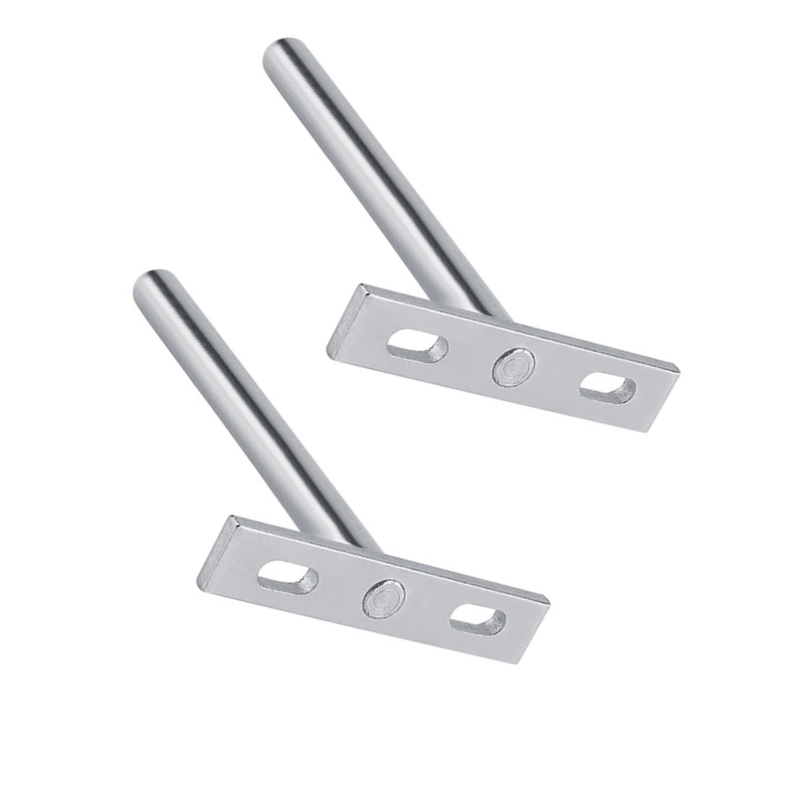 

Sturdy Durable Wall Mounted Concealed Round Bracket for Shelf Board Household (5inch)