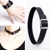 New Punk Gothic Leather Buckle Choker Collar Necklace Bracelet