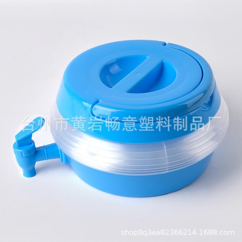 Portable Collapsible Camping Water Bucket Outdoor Travel Car Storage Beverage Beer Container 3.5L To 9.5L PP