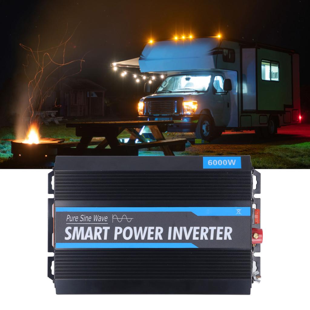 Reiner Sinuswellen-Wechselrichter Smart Auto Stromwandler mit LED-Anzeige für Solarenergieanlage DC12V zu A