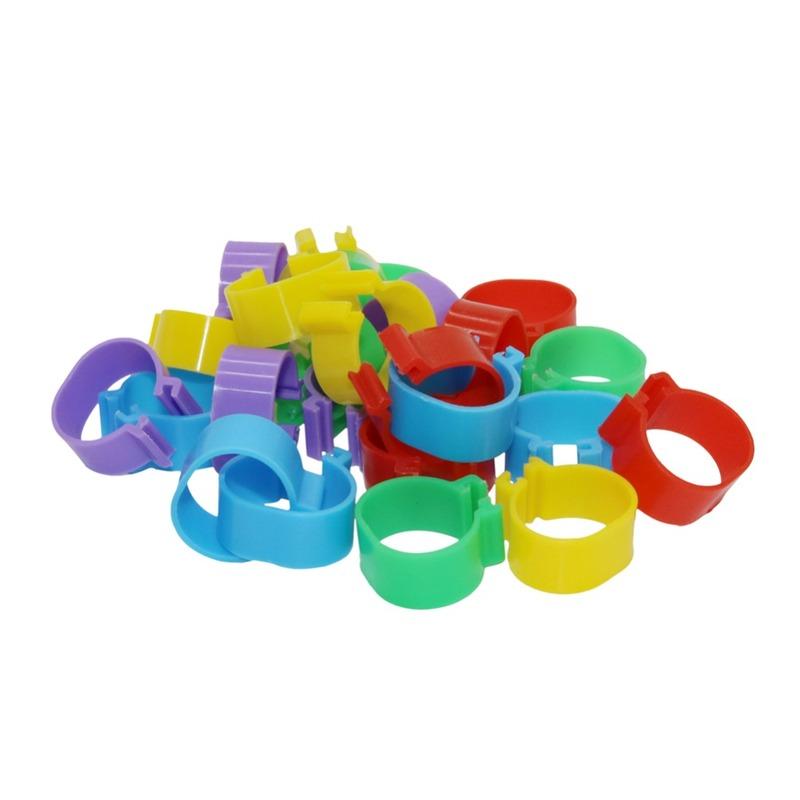 500 PCS Poultry Foot ring chicken Birds Quail Chick Duckling Pigeon 1.6 cm Inner Diameter Recognition foot ring Chicken tools