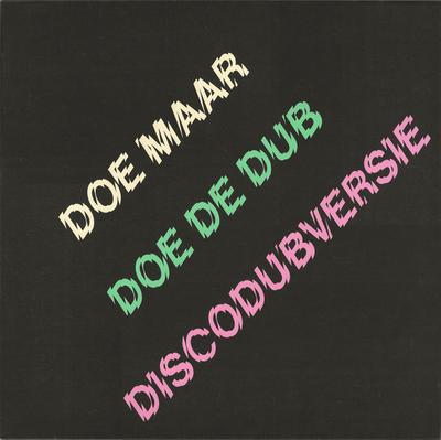 LP Record DOE MAAR - Doe De Dub (Discodubversie) MOVLP2296 Music On Vinyl, 2018 Netherland Reggae, Ska & Dub