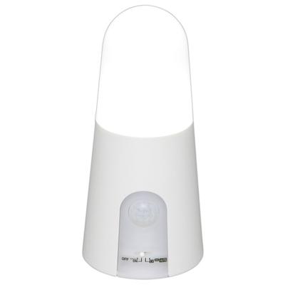 Iris Ohyama Battery Operated Indoor Sensor Light Stand Type Equivalent To Daylight White BSL40SN-W