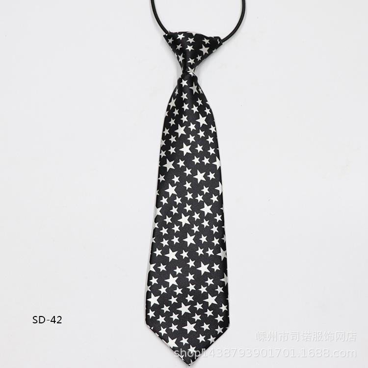 Children'S Printed Small Tie, Handsome Trendy Treasure Tie, Baby Tie, Student School Uniform Tie.