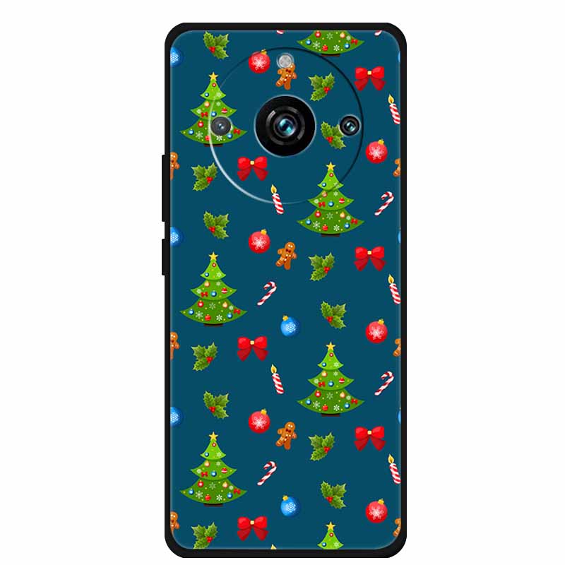 2024 Christmas Phone Cases For Realme 11 Pro Plus Case Soft TPU Silicone For Realme 11 Pro RMX3771 Shockproof Cover Bumper Funda