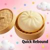 New Hot Baozi Squishy Stress Relief Balls With Steamer Reusable Rebound Squeeze Reliever Toys Dough Ball Home Office Gifts