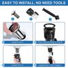 Retractable Deodorant Drainage Tube Basin Installation Universal Flexible Sink Drain Pipe Set For Bathroom Kitchen Accessories