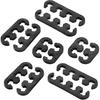 B4B BANG 4 BUCK 12 Pcs Spark Plug Wires Separator Divider Kit Ignition Wire Separators Holder Black Wire Loom