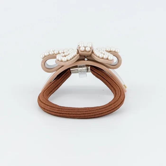 [Alexandre de Paris] Le Nouveau Hair Tie Brown