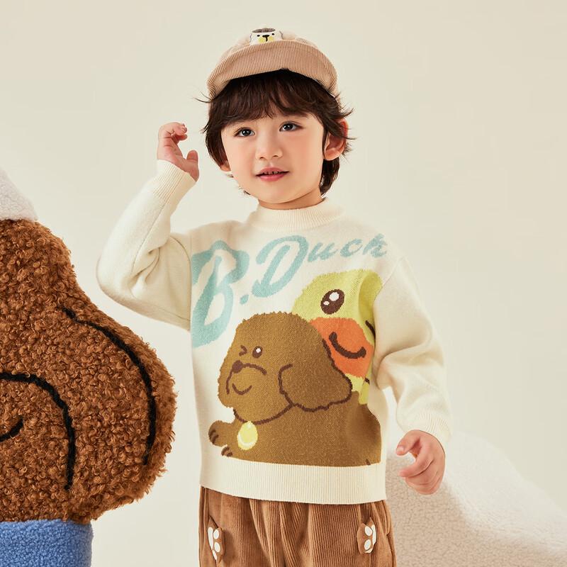 B.Duck Kids  Cartoon Knit Sweater 130cm