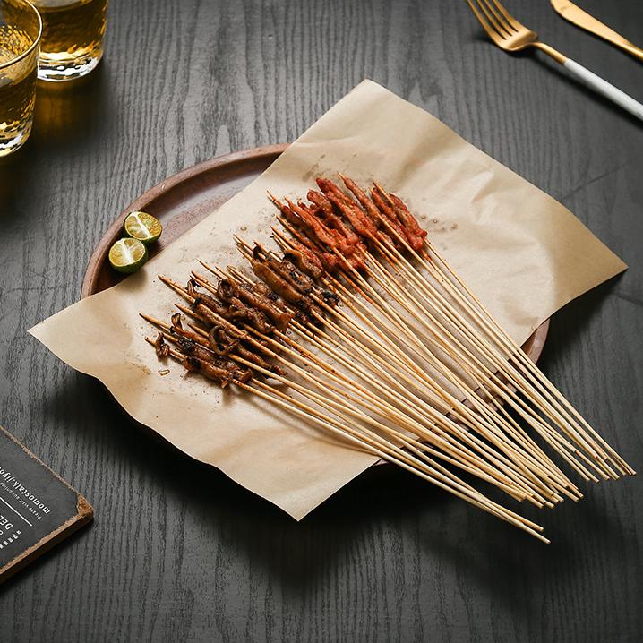 Backmattenpapier Küchenofen Kommerzielles gelbes Silikon-Fettschutzpapier Ölabsorbierendes Papier Fettschutzpapier für frittierte Lebensmittel Braunes Grillpapier