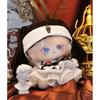Used 20cm Plush Clothes Sister Nun Skirt Hat Pannier White