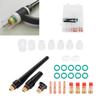 30pcs set Glass Cup Kit Heat Resistant 4# 5# 6# 7# 8# 10# 12# Accessories for TIG Welding Torch