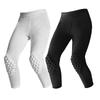 Children Sports Anti-collision Pants Compression Knee Protector 3/4 Length Leggings Football Basketball Kids Training Sportswear