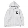 Truereligion R. Point Zip-Up Hoodie Melage Gray