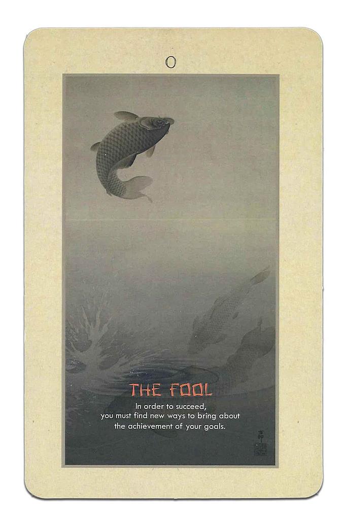 Nichiyu Tarot Waite Fortune Telling Direct Import from the Koson Tarot Arcana Includes Japanese Instruction Manual and Flower and Bird 22-Card Cards,