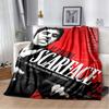 Classic Movie Scarface Printed Blanket Home Sofa Bed Cover Oversized Warm Soft Flannel Soft Blanket Picnic Portable Blanket Gift
