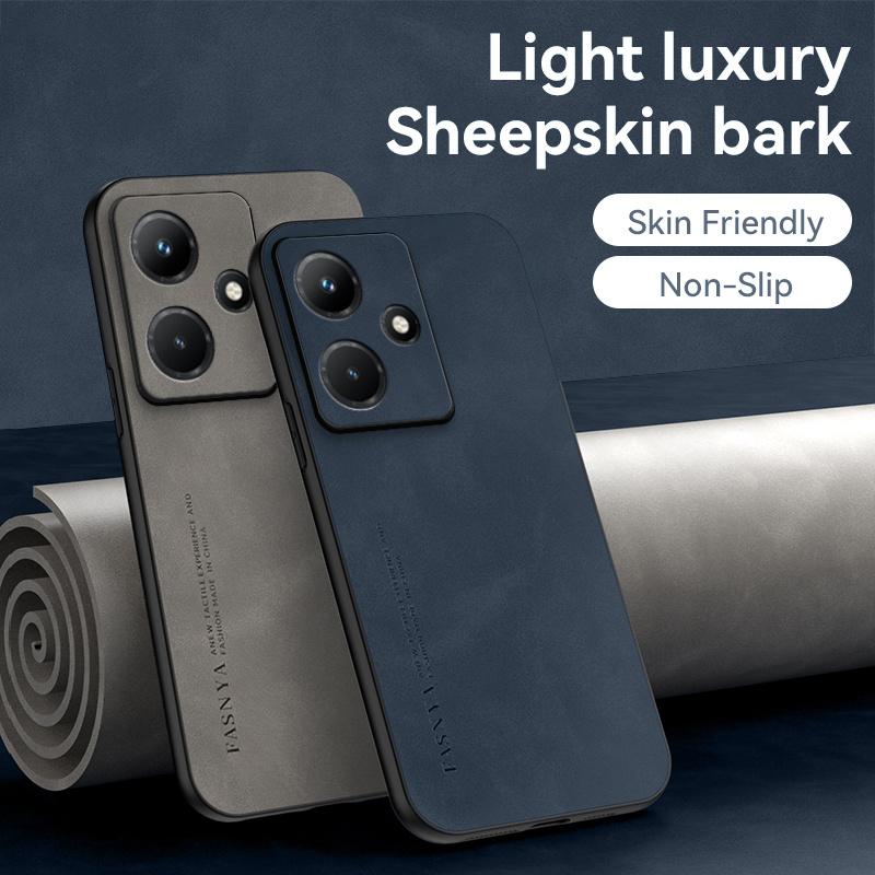 For Infinix Hot 30i NFC Case Luxury Leather Texture Matte Back Cover for Infinix Hot 30i NFC Funda X669 Hot30i Phone Cases